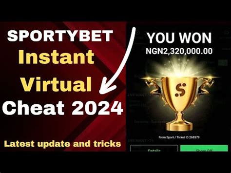 sportybet instant virtual cheat 2023|☝️ HOW CHEAT WORKS ON INSTANT VIRTUAL UNFAILING .